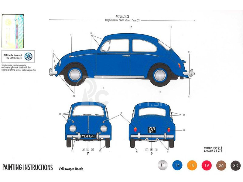 Airfix VW Beetle (1 : 32) (súprava)