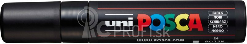 Akrylový popisovač UNI POSCA PC-17K 15 mm – čierna
