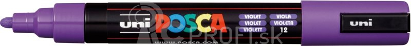 Akrylový popisovač UNI POSCA PC-5M 1,8-2,5mm – fialová
