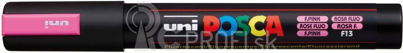 Akrylový popisovač UNI POSCA PC-5M 1,8-2,5mm – neónovoružová