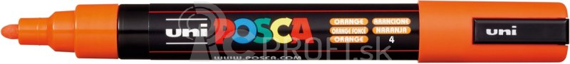Akrylový popisovač UNI POSCA PC-5M 1,8-2,5mm – oranžová