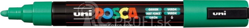 Akrylový popisovač UNI POSCA PC-5M 1,8-2,5mm – zelená