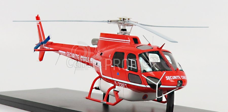 Alerte Aerospatiale As 350 Hbe Helicopter Securite Civile 1979 1:43 červená