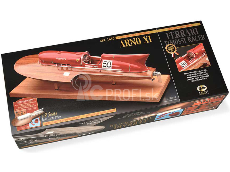AMATI Arno XI Racer pretekársky čln 1960 1:8 kit