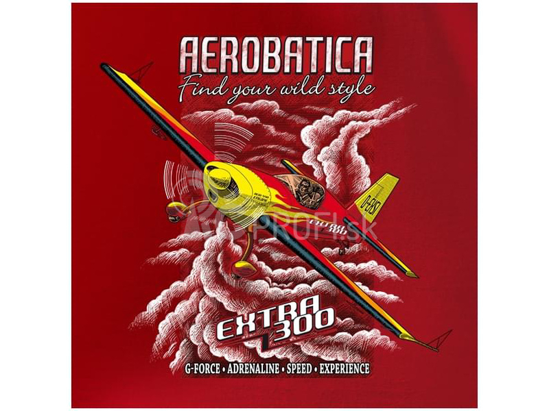 Antonio pánske tričko Extra 300 červené M