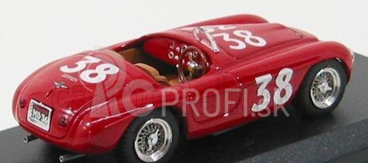 Art-model Ferrari 166mm Spider N 38 Winner Silverstone 1950 A.ascari 1:43 Červená