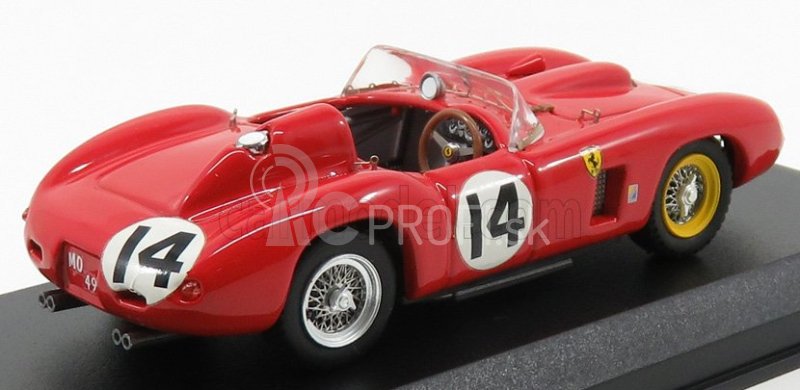 Art-model Ferrari 290mm Ch.0628 Spider N 14 12h Sebring 1957 Von Trips - Hill 1:43 Červená