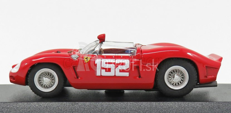 Art-model Ferrari Dino 246 Sp Ch.0796 N 152 Winner Targa Florio 1962 Mairesse - Rodriguez - Gendebien 1:43 Červená