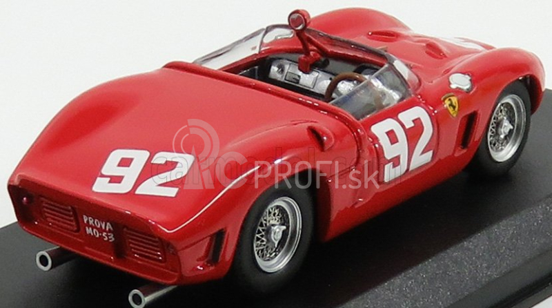 Art-model Ferrari Dino 246sp Spider Ch.0790 N 92 Winner 1000km Nurburgring 1962 Hill - Gendebien 1:43 Červená