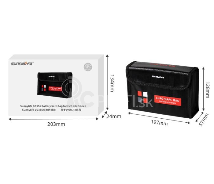 Autel EVO Lite/Lite – Bezpečnostný obal na batérie (3 Aku)