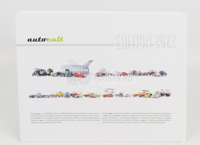 Autocult Catalogo Libro Fotografico Autocult - 184 strán - Kniha roka 2022 v nemeckom a anglickom jazyku 1:43 /