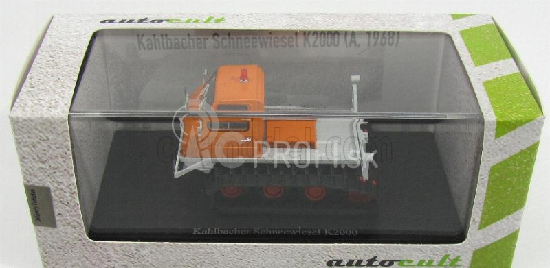 Autocult Kahlbacher Schneewiesel K2000 Truck - Rakúsko - 1968 1:43 Orange