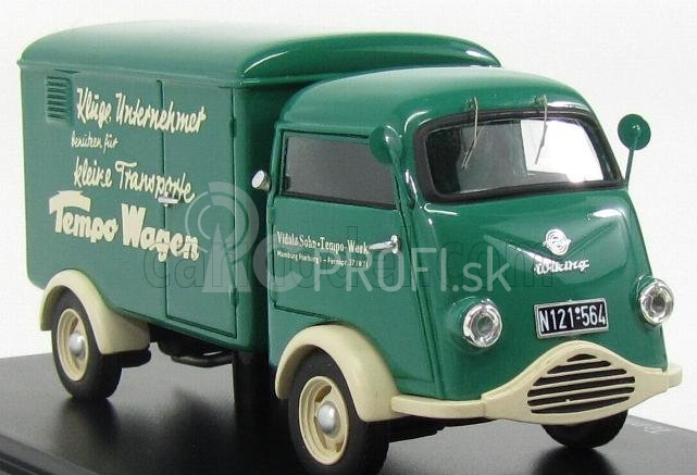 Autocult Tempo Wiking Serie 1 Nemecko 1953 1:43 Zelená slonovina