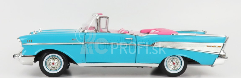 Autoworld Chevrolet Bel Air Cabriolet otvorený 1957 1:18 Aqua Blue