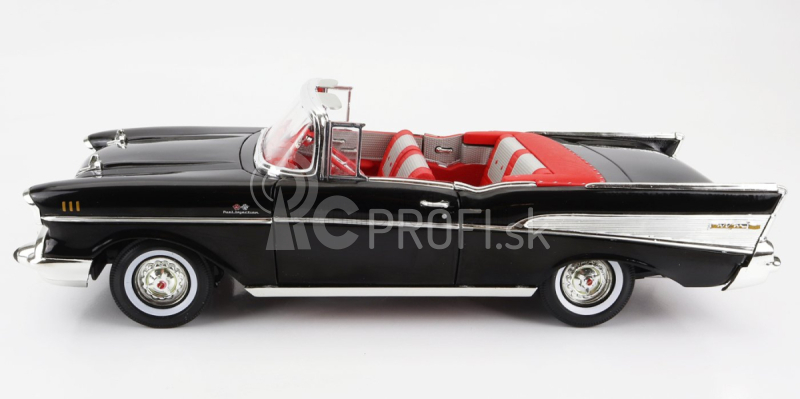 Autoworld Chevrolet Bel Air Cabriolet - Spider 1955 - 007 James Bond - Dr. No - Licenza Di Uccidere 1:18 čierna