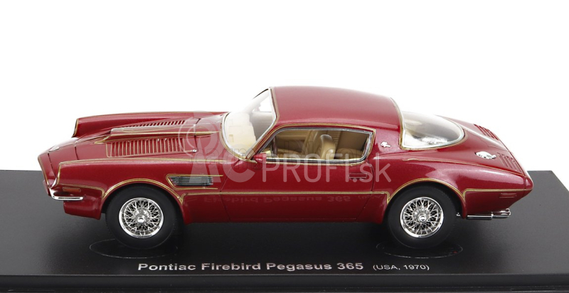 Avenue43 Pontiac Firebird Pegasus 365 Usa 1970 1:43 Tmavo červená