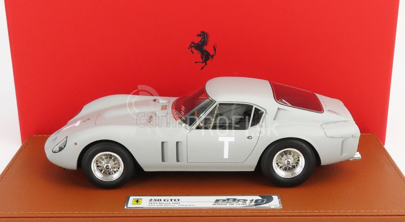 Bbr-models Ferrari 250 Gto Coupe Sperimentale Prototype Test Monza 1961 W.mairesse - S.moss 1:18 Matt Grey