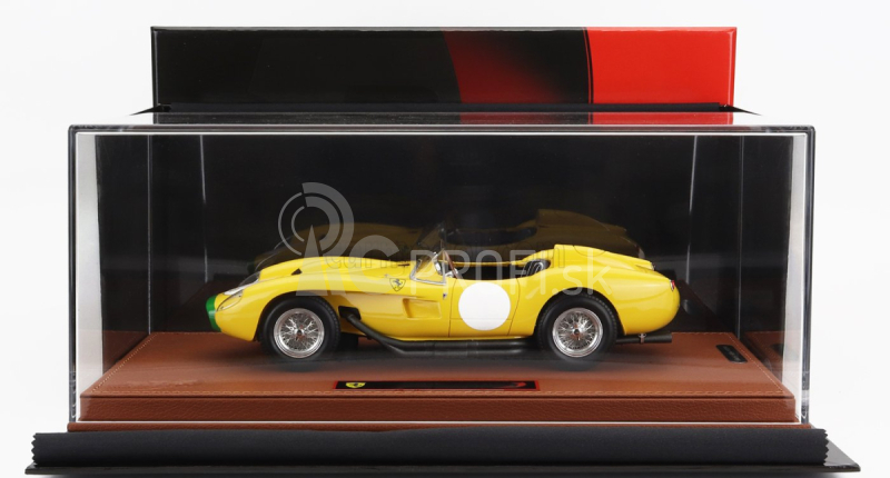 Bbr-models Ferrari 250tr Testarossa N 0 Spider 1957 - Con Vetrina - S vitrínou 1:18 Yellow