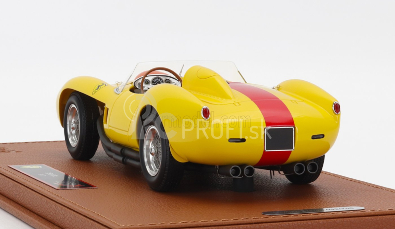 Bbr-models Ferrari 250tr Testarossa Spider 1957 - Con Vetrina - S vitrínou 1:18 žlto-červená