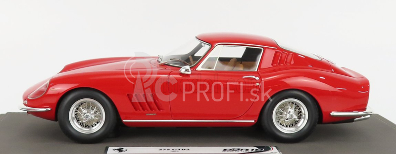 Bbr-models Ferrari 275 Gtb2 Coupe 1966 - Con Vetrina - S vitrínou 1:18 červená