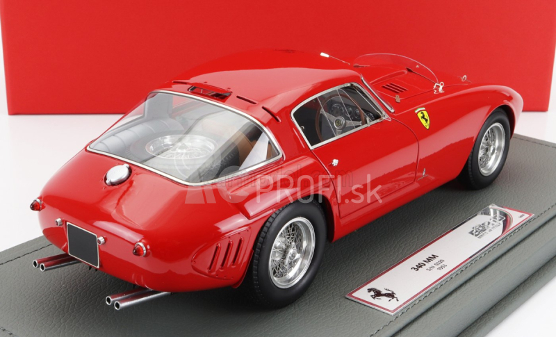 Bbr-models Ferrari 340mm S/n0320 1953 - Con Vetrina - S vitrínou 1:18 červená