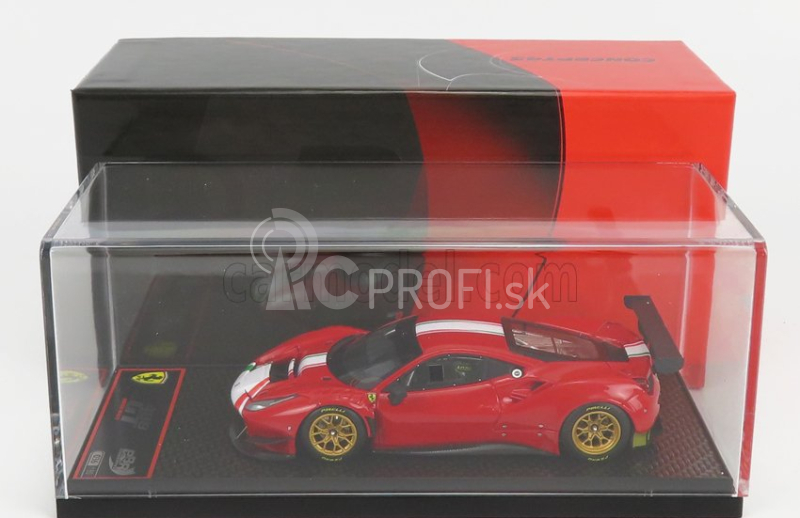 Bbr-models Ferrari 488 Gt Modificata 2020 1:43 Rosso Corsa 322 - červená