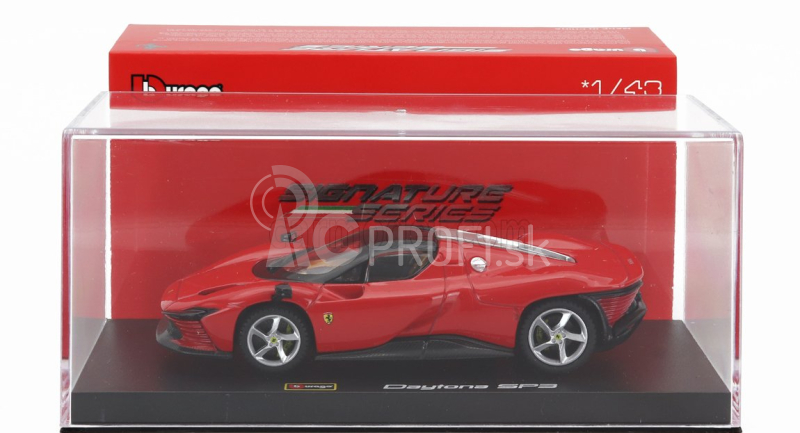 Bburago Ferrari Daytona Sp3 2022 1:43 Rosso Corsa 322 červená