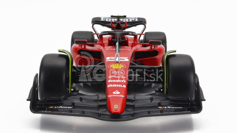 Bburago Ferrari F1 Sf-23 Team Scuderia Ferrari N 55 2023 Carlos Sainz 1:18, červená
