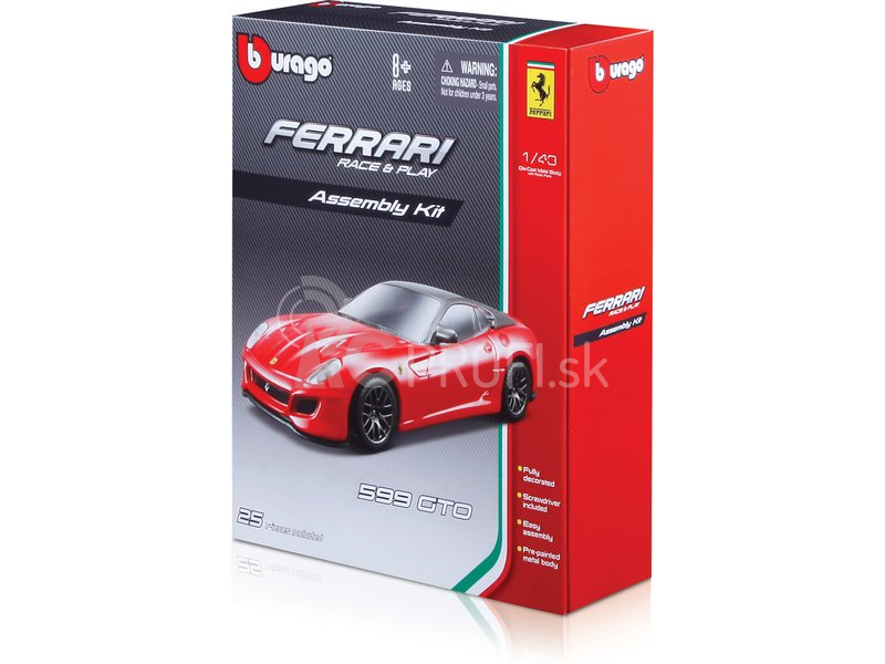 Bburago Kit auta Ferrari 1:43 (súprava 12 ks)