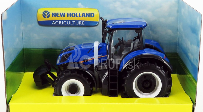 Bburago New holland T7.315 Traktor 2009 1:32 Modrá