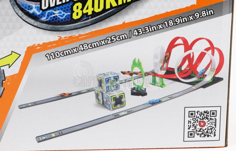 Bburago Accessories Diorama – Go Gears Extreme Double Vortex With 2x Cars Included 1:64 rôzne