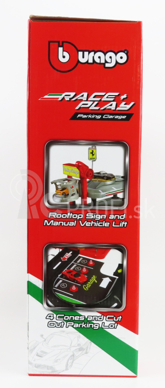 Bburago Accessories Diorama – Level Parking Garage With Ferrari 458 Pista + Laferrari 1:43 rôzne