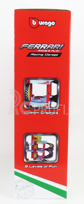 Bburago Accessories Diorama – Level Racing Garage With Ferrari F-12 2015 1:43
