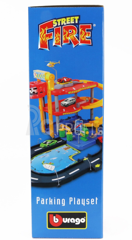 Bburago Accessories Diorama – Parking Playset Garage With Porsche Cayenne + Audi R8 1:43 rôzne