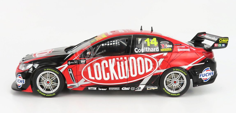Biante model cars Holden Vf Commodore V8 Team Lockwood Racing N 14 Supercars V8sc Champioship Season 2014 F.coulthard 1:18 Red Black