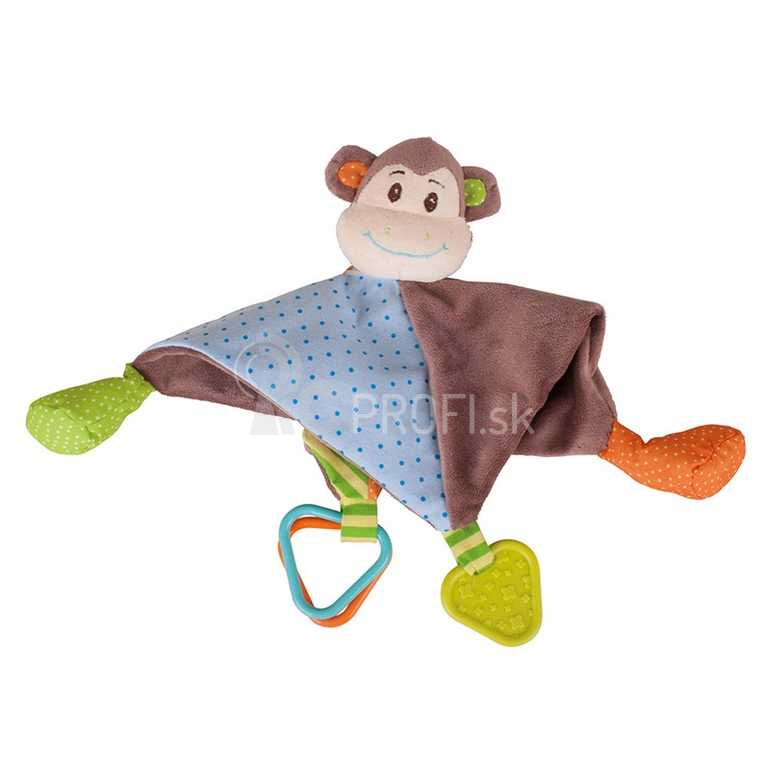 Bigjigs Detský textilný spací vak Monkey Cheeky