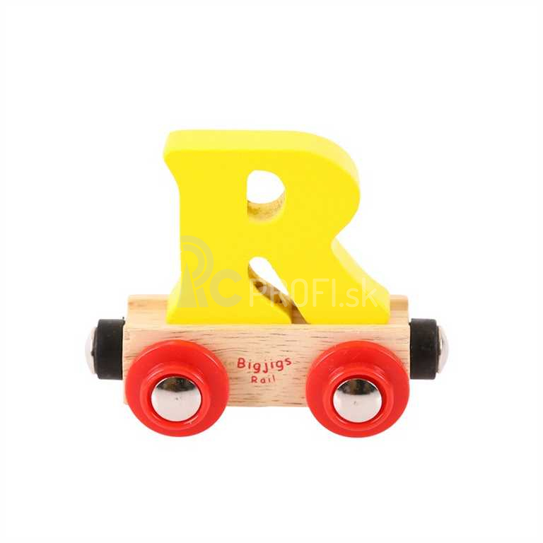 Bigjigs Rail Wagon Drevená vláčiková dráha - písmeno R