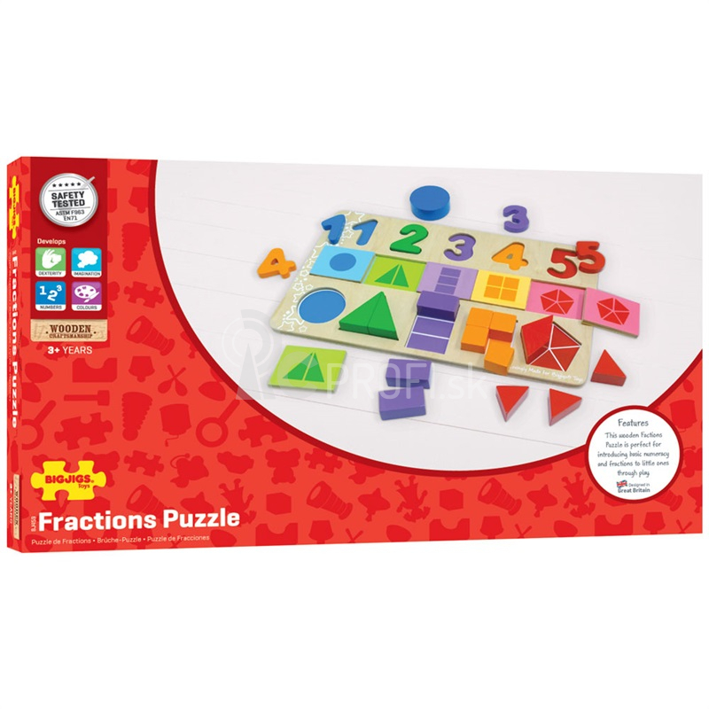 Bigjigs Toys Didaktická tabuľa Čísla, farby, tvary