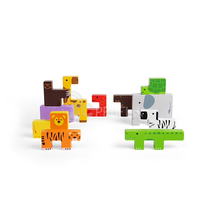 Bigjigs Toys Drevené puzzle so safari zvieratami
