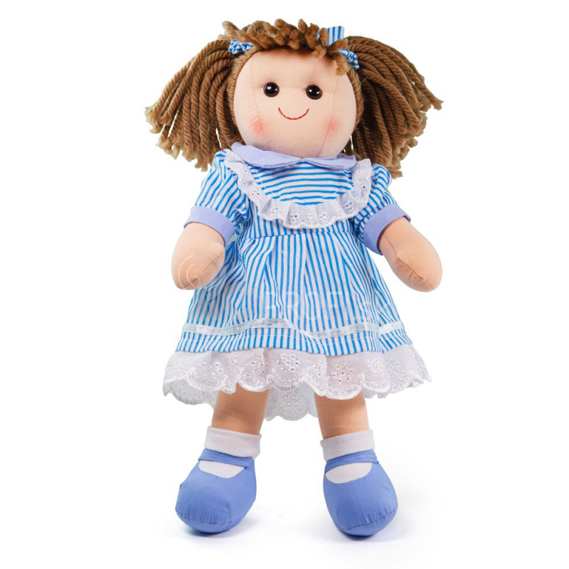 Bigjigs Toys Látková bábika Amelia 38 cm