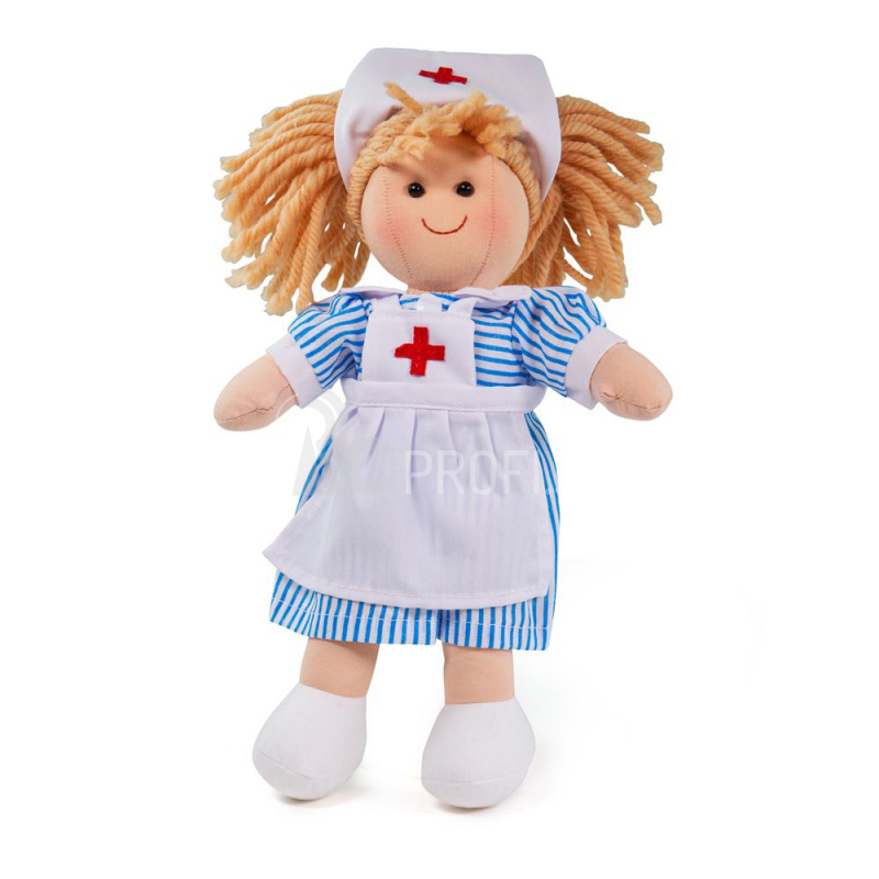 Bigjigs Toys Látková bábika sestrička Nancy 28 cm