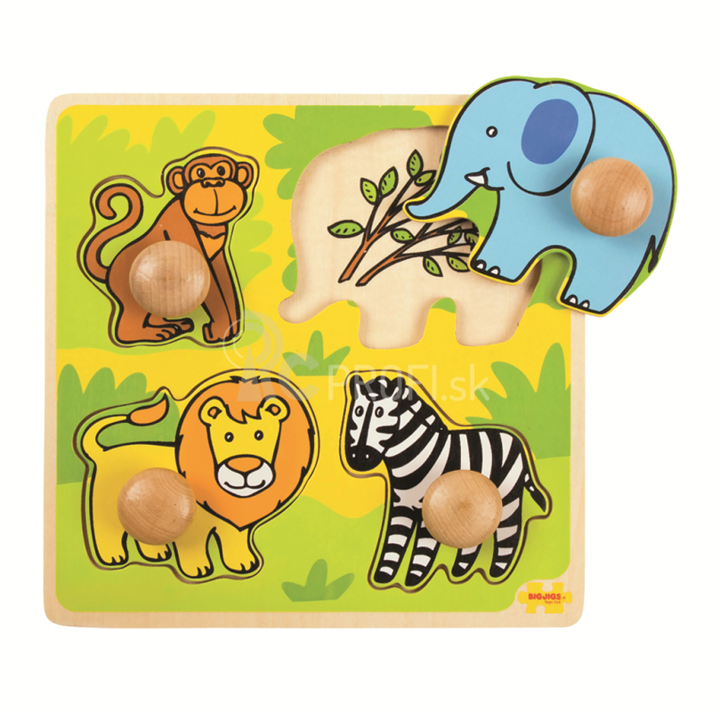 Bigjigs Toys moje prvé safari puzzle