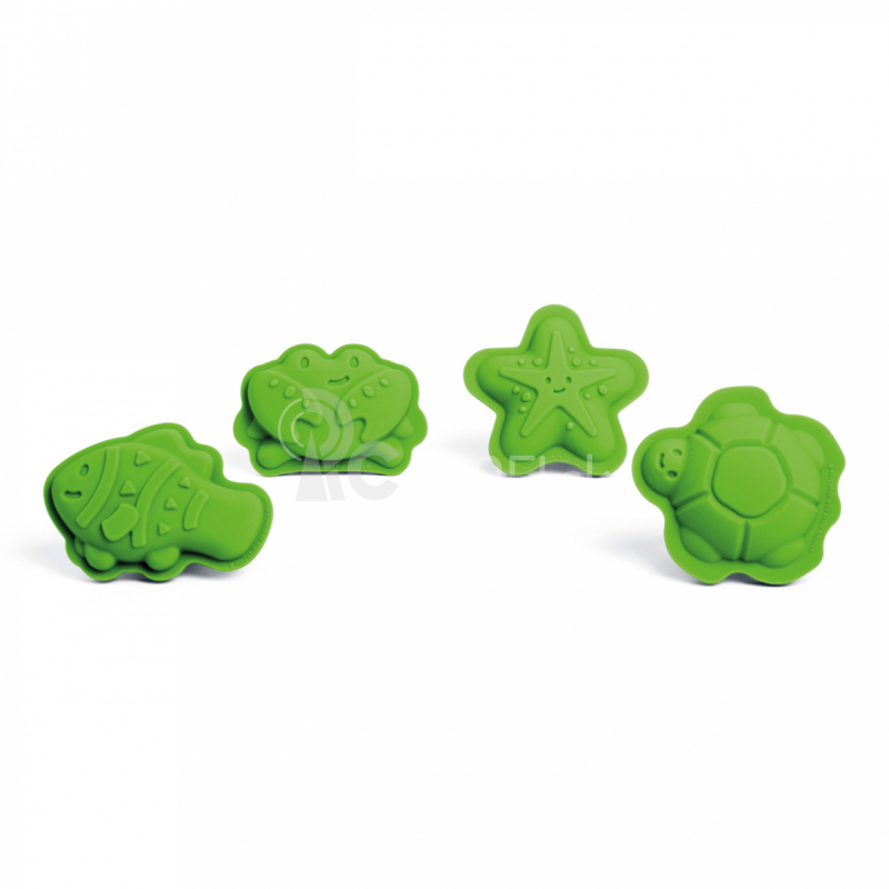 Bigjigs Toys Silikónové formy Zelená lúka