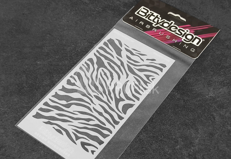 BittyDesign maskovacie predlohy – Zebra