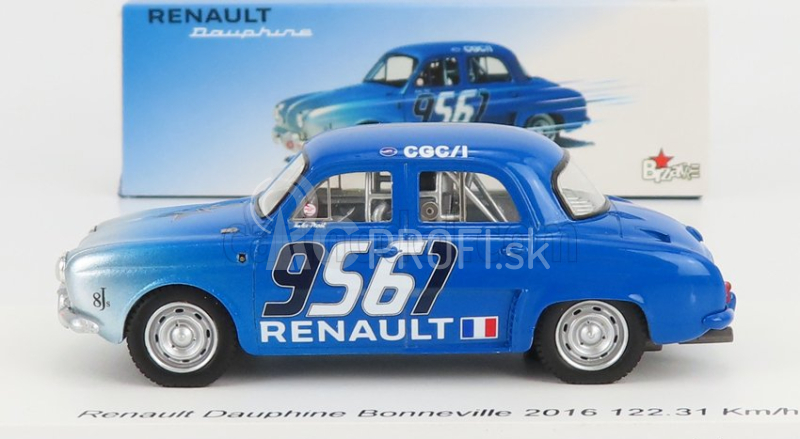 Bizarný Renault Dauphine N 9561 Bonneville 2016 Nicolas Prost 1:43 Modrá