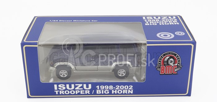 Bm-creations Isuzu Trooper Big Horn 1998 1:64 Modrá strieborná