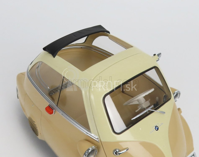 BMW Isetta 1959 v mierke 1:12 Creme Yellow