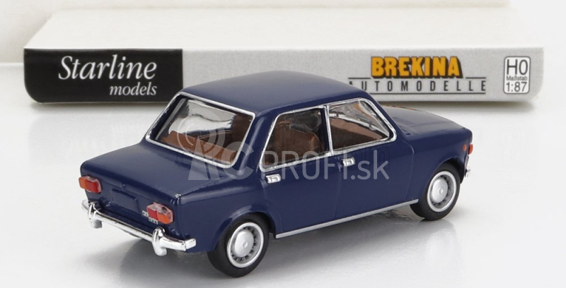 Brekina plast Fiat 128 1969 1:87 Modrá
