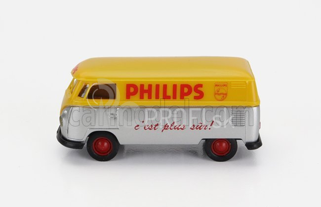 Brekina plast Volkswagen T1 Van Philips 1960 1:87 Strieborná žltá