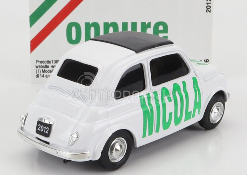 Brumm Fiat 500 Nicola - Oppure 1:43 biela